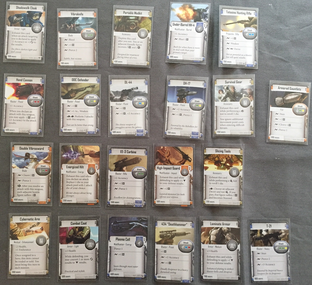 Rebel Item Cards
